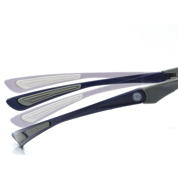 General Electric Gray/Indigo Safety Glasses Clear Scratch-Resistant (GE112C) — product image 2