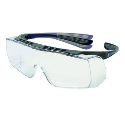General Electric Gray/Indigo Safety Glasses Clear Scratch-Resistant (GE112C) — product image 4