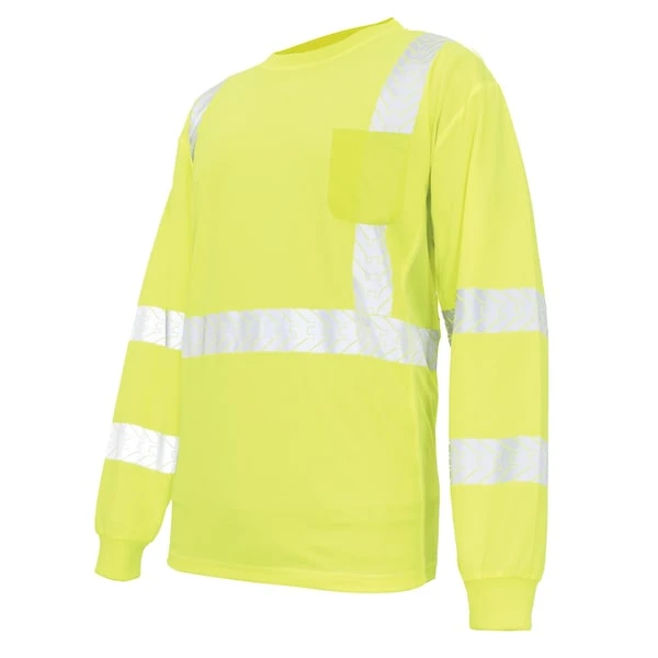 General Electric Hi-Vis Long Sleeve Safety Shirt (GS114GS,GS114GM, GS114GL, GS114GXL, GS114G2XL)