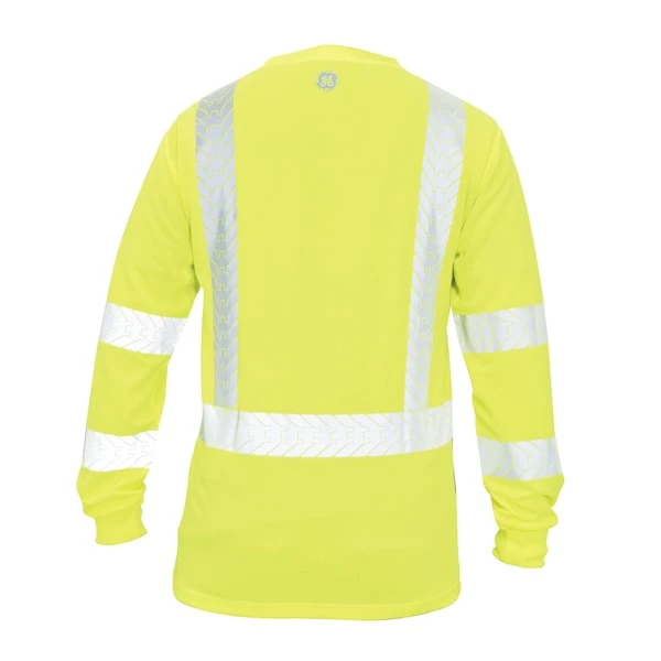 General Electric Hi-Vis Long Sleeve Safety Shirt (GS114GS,GS114GM, GS114GL, GS114GXL, GS114G2XL) — product image 3