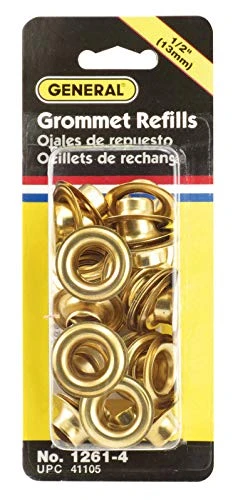 General Tools 1/2 In. Brass Grommet Refills, 12-pc (1261-4) — product image 2
