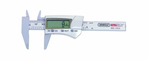 General Tools 3 In. Carbon Fiber Digital Caliper (1433)