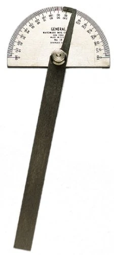 General Tools Round Head Stainless Steel Angle Protractor (18)