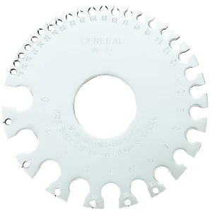 General Tools Sheet Metal Round Gage (21)