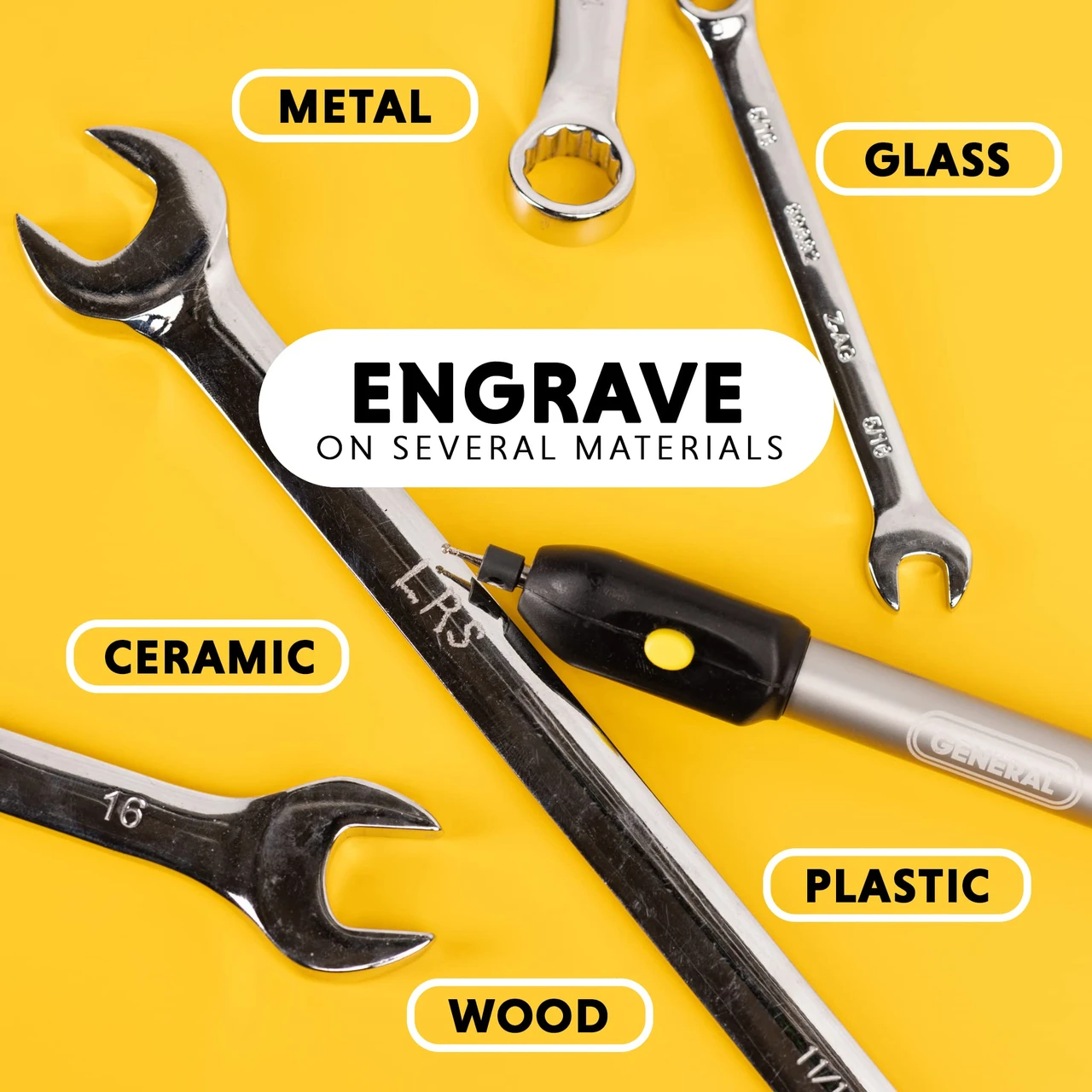 General Tools Cordless Precision Engraver for Metal (505) — product image 2