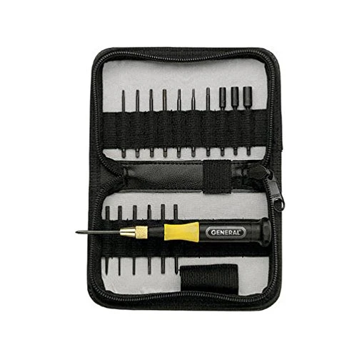 General Tools 18-pc Precision Screwdriver Set w/ T5 Torx Blade (63518)