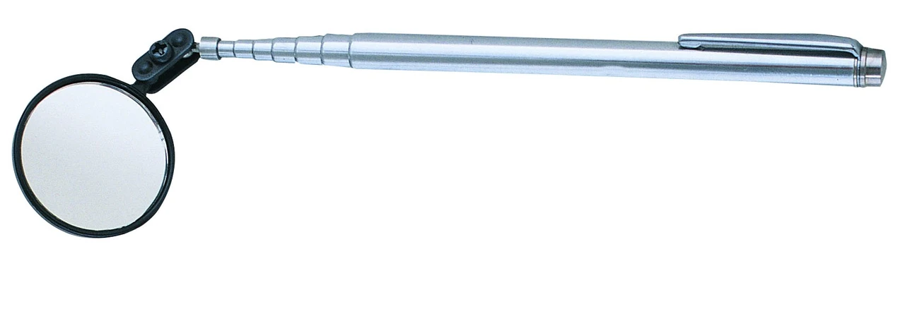 General Tools 1-3/8 In. Round Glass Telescoping Mirror (70555)