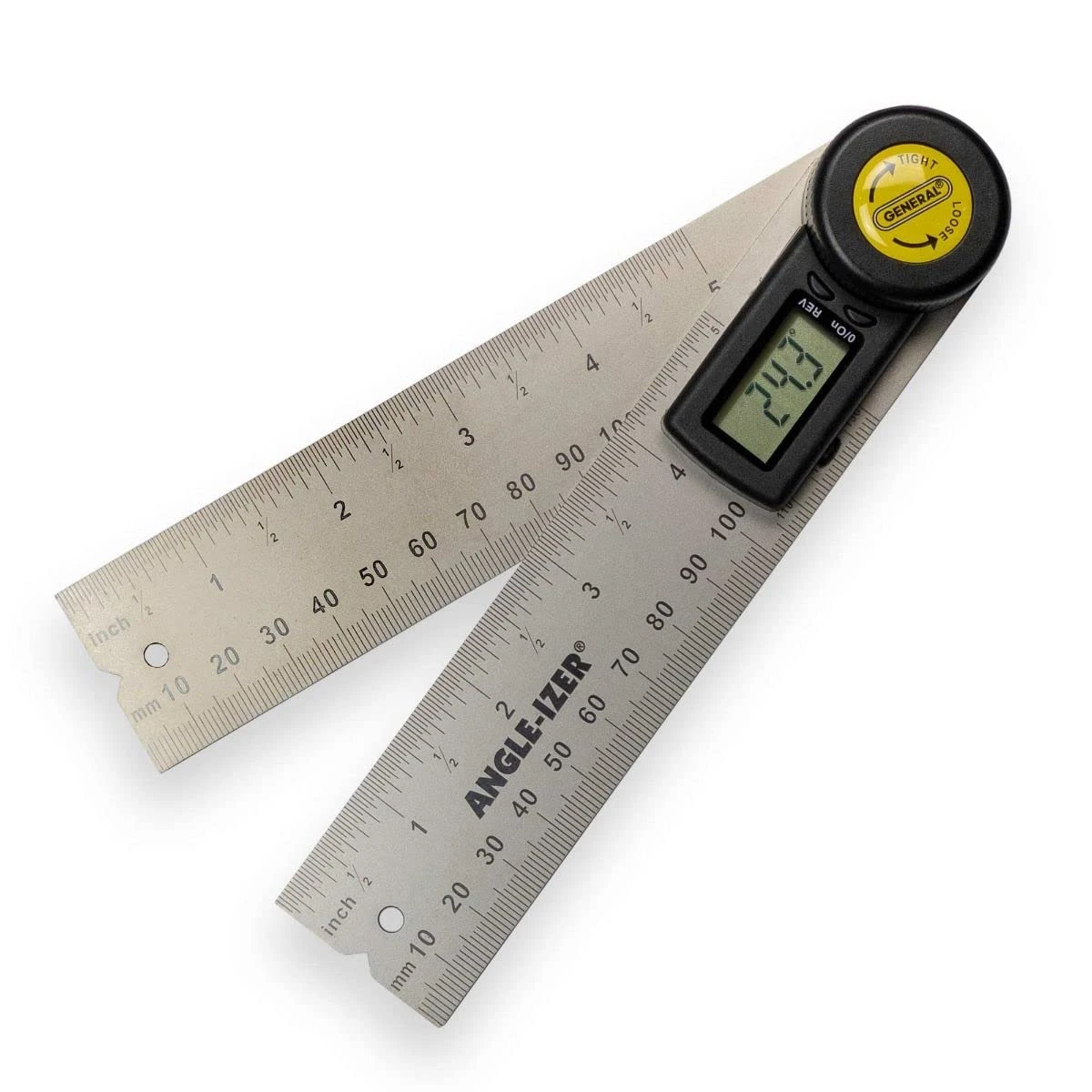 General Tools 5" Digital Angle Finder Ruler (822)