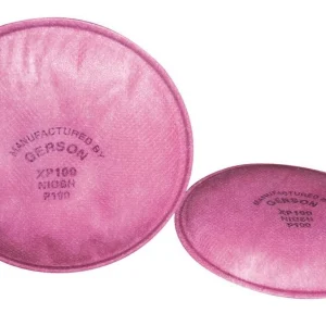 Gerson Company XP100 P100 Particulate Filter Pancake Disc, 2-Pack