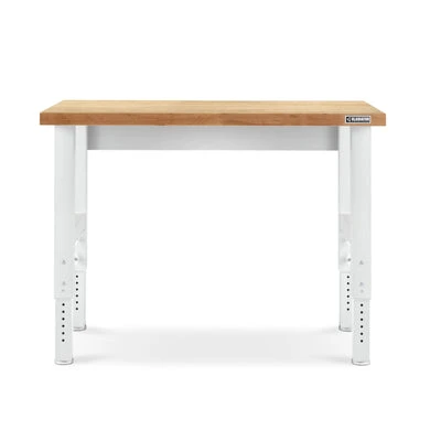 Gladiator 4' Adjustable Height Hardwood Workbench (GAWB04HWJW)