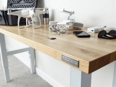 Gladiator 4' Adjustable Height Hardwood Workbench (GAWB04HWJW) — product image 4