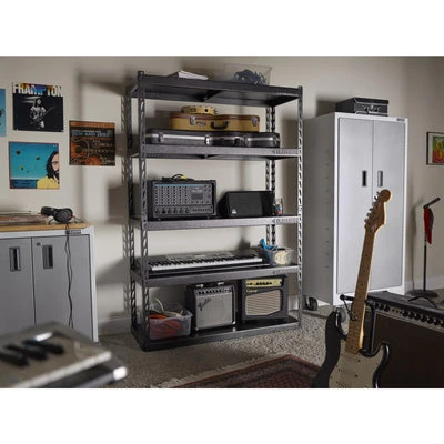 Gladiator 48" Wide EZ Connect Rack with Five 18" Deep Shelves (GARK485TGG) — product image 5