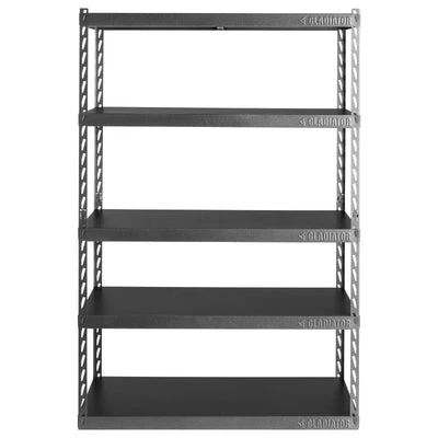Gladiator 48" Wide EZ Connect Rack with Five 24" Deep Shelves (GARK485XGG)