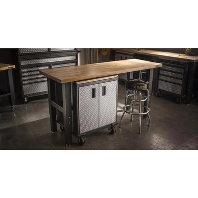 Gladiator 6' Wide Adjustable Height Hardwood Workbench (GAWB06HWEG) — product image 5