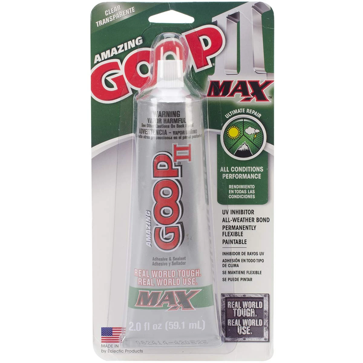 Goop 2 fl. oz Amazing GOOP II Max Clear Adhesive (801400)
