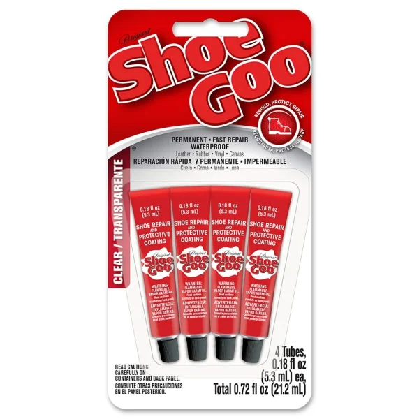 Goop 4-Pack 0.18 fl oz Clear Shoe Goo Shoe Repair Adhesive (5510110)
