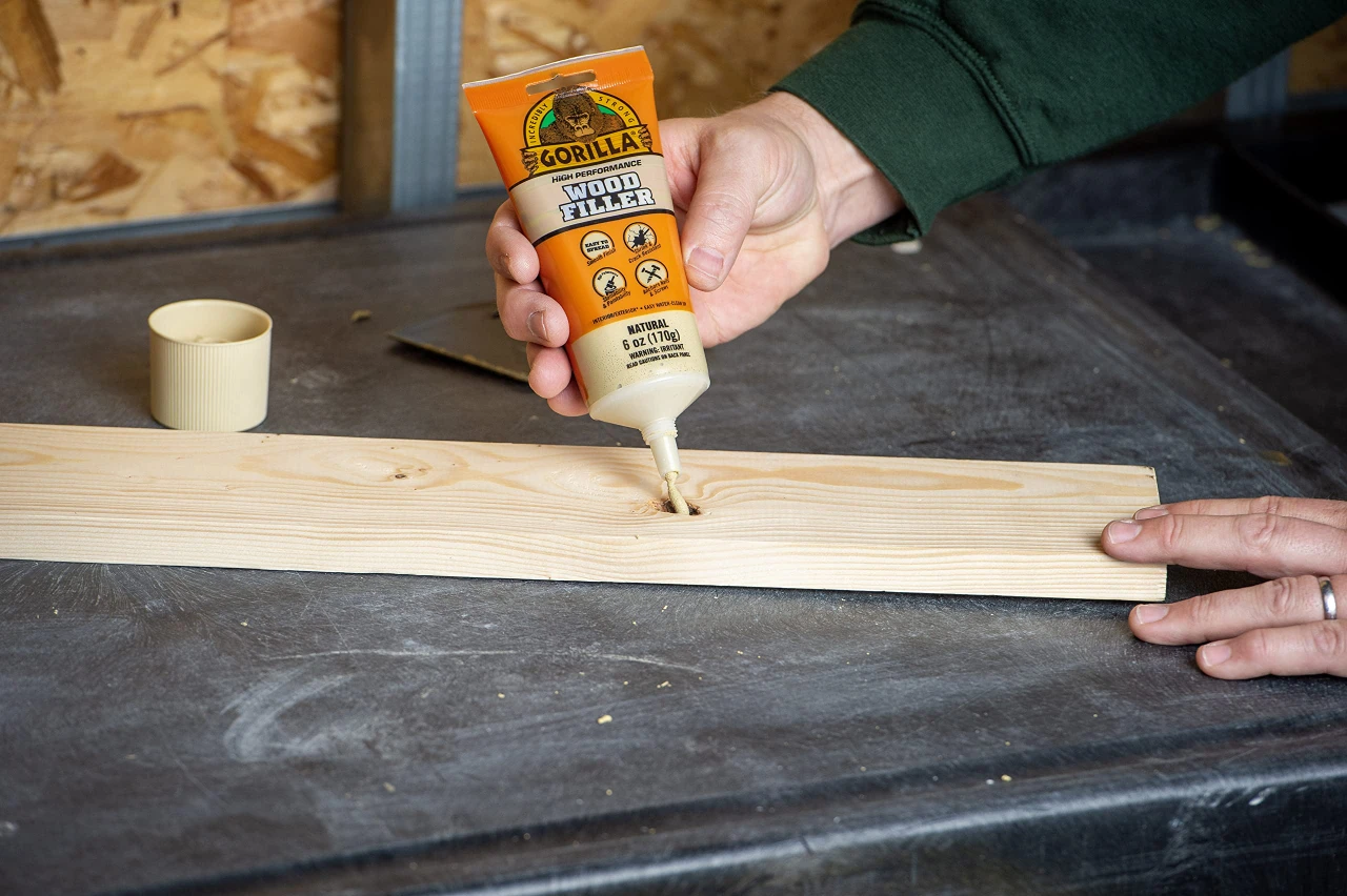Gorilla Glue All Purpose Wood Filler, 6Oz Tube, Natural (107072) — product image 4