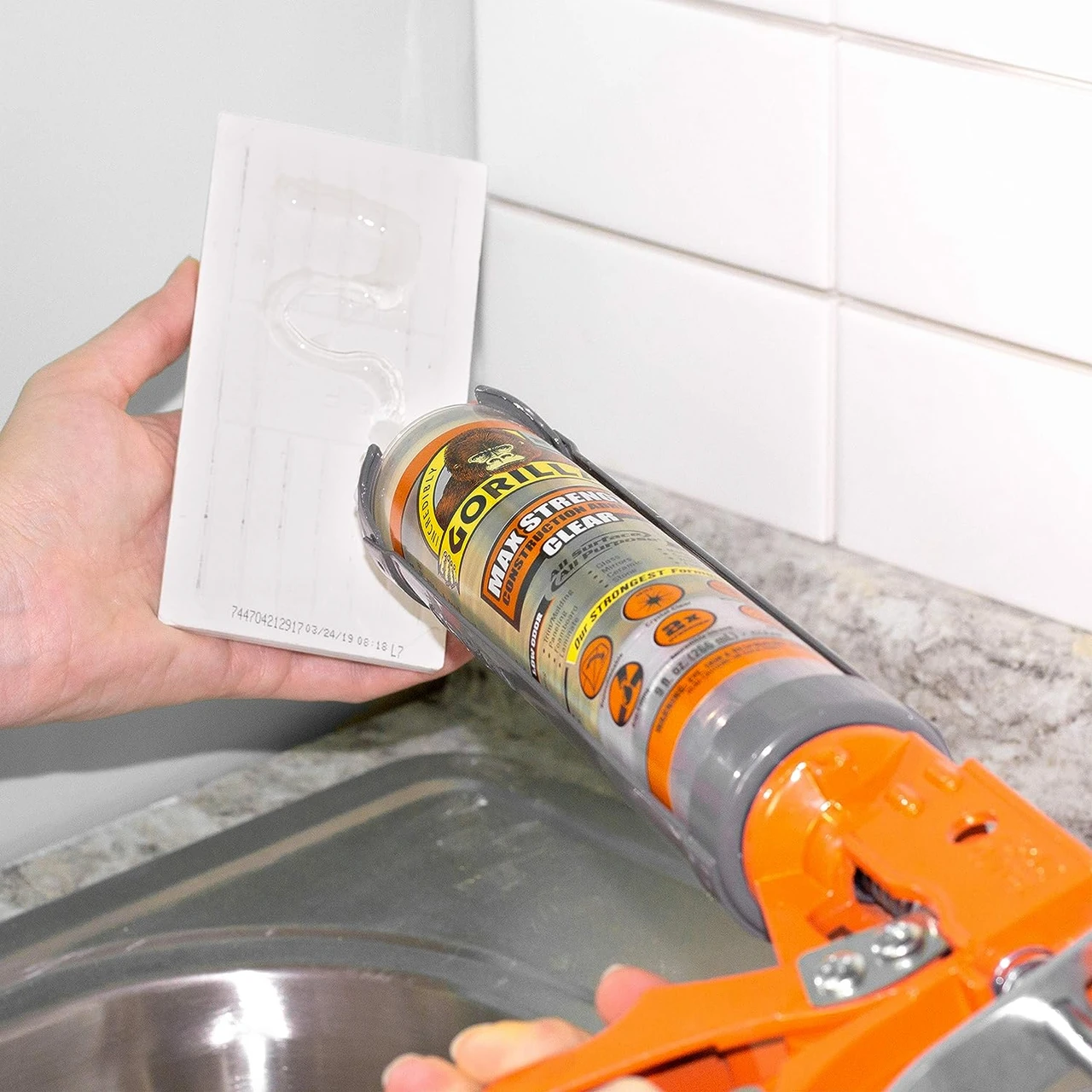 Gorilla Glue Max Strength Clear Construction Adhesive (8212302) — product image 5