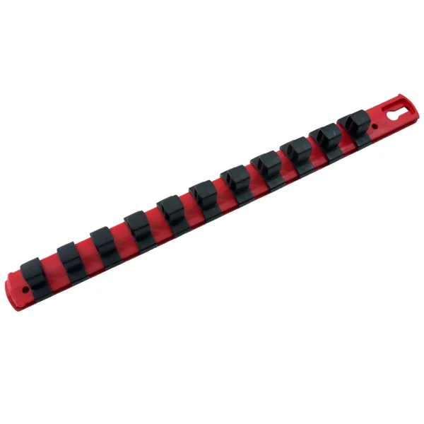 Gray Tools 1/2" Drive Socket Organizers for SAE Sockets - Red (91213R)
