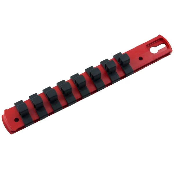 Gray Tools 3/8" Drive Socket Organizers for SAE Sockets - Red (93808R)