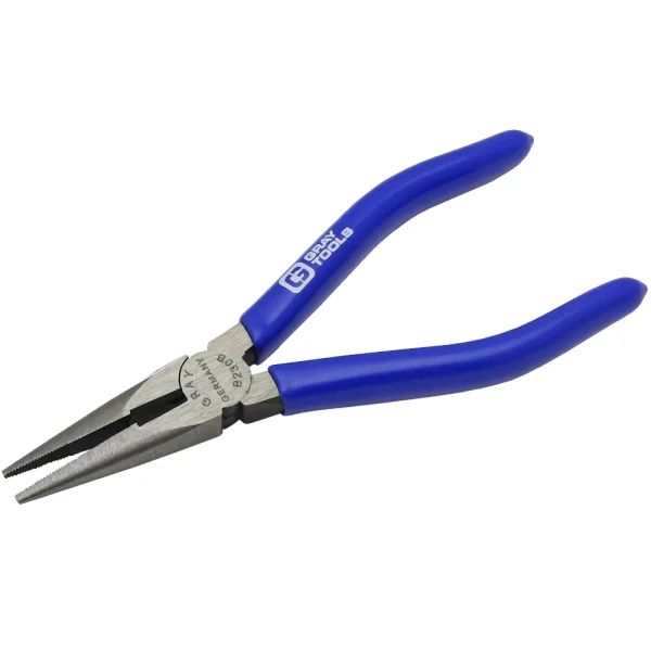 Gray Tools 5-3/4" Needle Nose Straight Cutter Pliers, With Vinyl Grips, 1-1/2" Jaw (B230B)