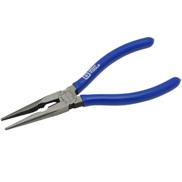 Gray Tools 6-1/4" Needle Nose Straight Cutter Pliers, With Vinyl Grips, 2" Jaw (B231B)