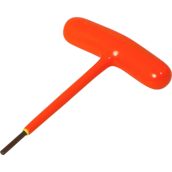 Gray Tools 7/64" S2 T-handle Hex Key, 1000V Insulated (68607-I)