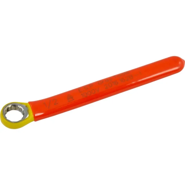 Gray Tools Box End Wrench 1/2", 1000V Insulated (162B-I)