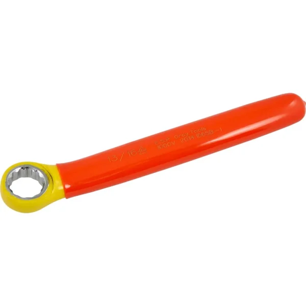 Gray Tools Box End Wrench 13/16", 1000V Insulated (166SB-I)