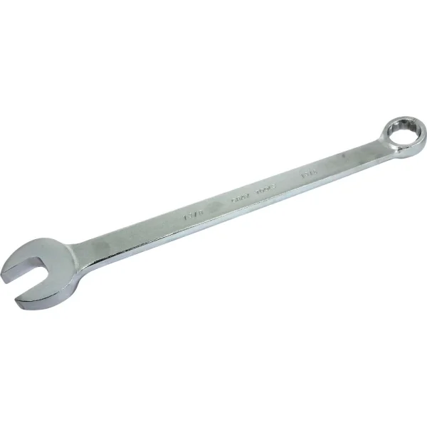 Gray Tools Combination Wrench 1-3/8", 12 Point, Satin Chrome Finish (3144)