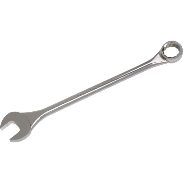 Gray Tools Combination Wrench 2-1/8", 12 Point, Satin Chrome Finish (3168)