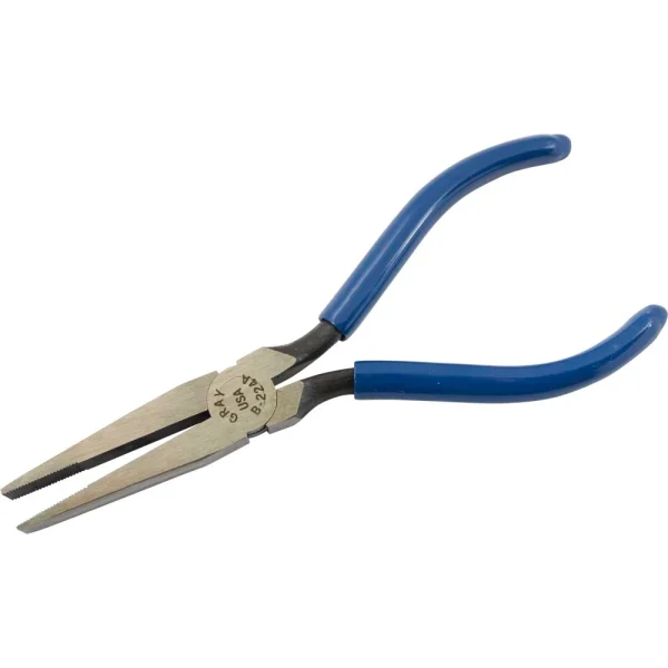 Gray Tools Flat Nose Plier, 6-1/2" Long, 2" Jaw (B224A)