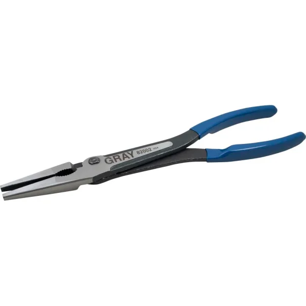Gray Tools Heavy Duty Long Reach Straight Needle Nose Plier, 11-1/2" Long (82002)