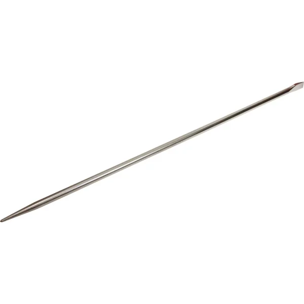 Gray Tools Pinch Bar, 1-1/4" Width Of Cut X 1" Shank X 54" Long, Nickel Plate Finish (C72)