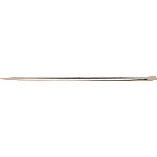 Gray Tools Pinch Bar, 11/16" Width Of Cut X 9/16" Shank X 15" Long, Nickel Plate Finish (C65)