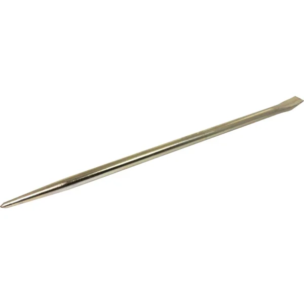 Gray Tools Pinch Bar, 7/8" Width Of Cut X 3/4" Shank X 24" Long, Nickel Plate Finish (C67)