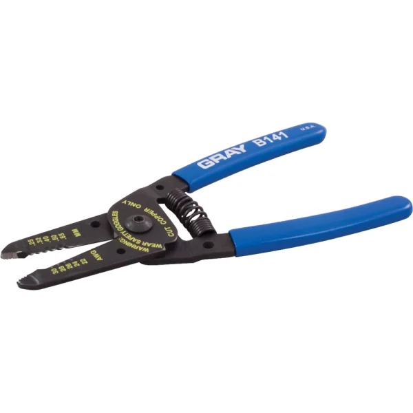 Gray Tools Wire Cutter/stripper, 6" Long, AWG 30, 28, 26, 24 & 22 (B141)