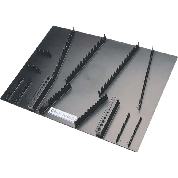 Gray Tools Wrench Organizer, Holds 72 Pieces, 21-1/2" X 16" (94772)