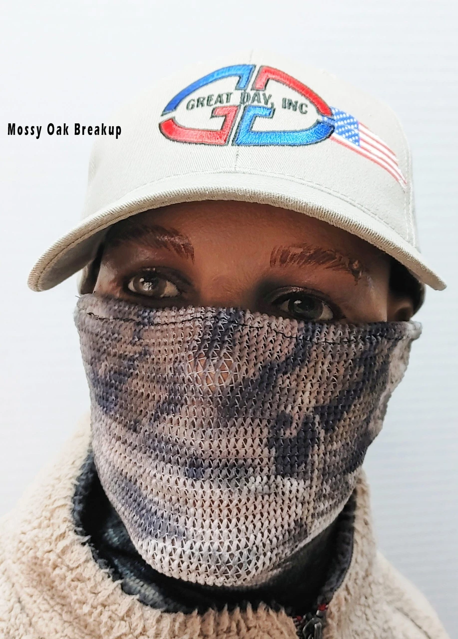 Great Day Short Cut Mossy Oak Facemask (SF315MO)
