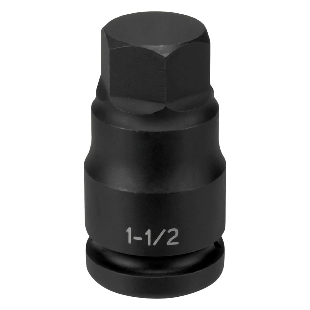 Grey Pneumatic 1-1/2" Drive 1" Hex Impact Bit Socket (6932F)