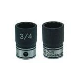 Grey Pneumatic 1/2" Drive 15 Mm 12-Point Metric Deep Socket (82115MD)