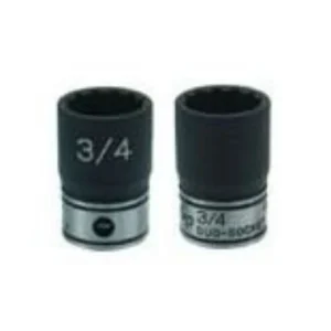 Grey Pneumatic 1/2" Drive 35 Mm 12-Point Metric Standard Socket (82135M)