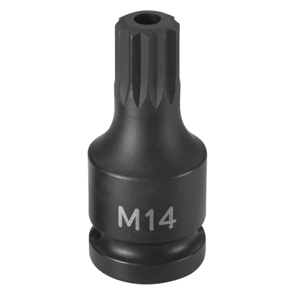 Grey Pneumatic 1/2" Drive M16 Triple Square (Tr) Impact Bit Socket (2116ST)
