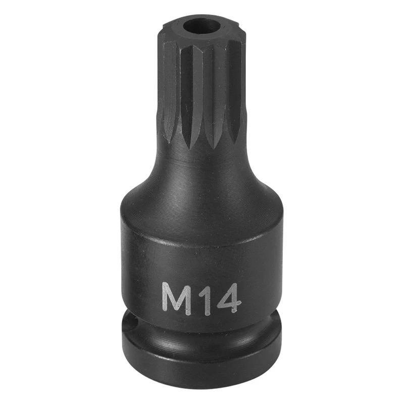 Grey Pneumatic 1/2" Drive M16 Triple Square (Tr) Impact Bit Socket (2116ST)