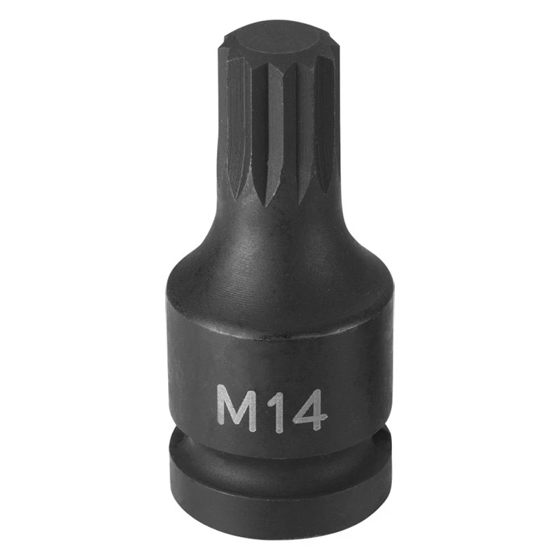Grey Pneumatic 1/2" Drive M5 Triple Square Impact Bit Socket (2105S)
