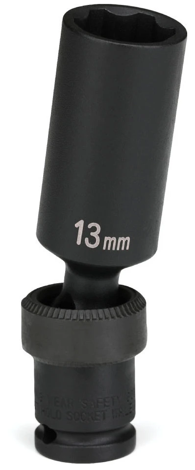 Grey Pneumatic 1/4" Drive 10 Mm 6-Point Surface Drive Deep Impact U-Joint (910UMD)