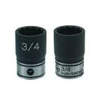 Grey Pneumatic 1/4" Drive 5.5 Mm 12-Point Metric Deep Socket (89155MD)