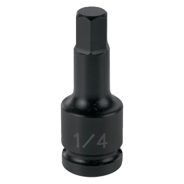 Grey Pneumatic 1/4" Drive 9 Mm Hex Impact Bit Socket (9909M)