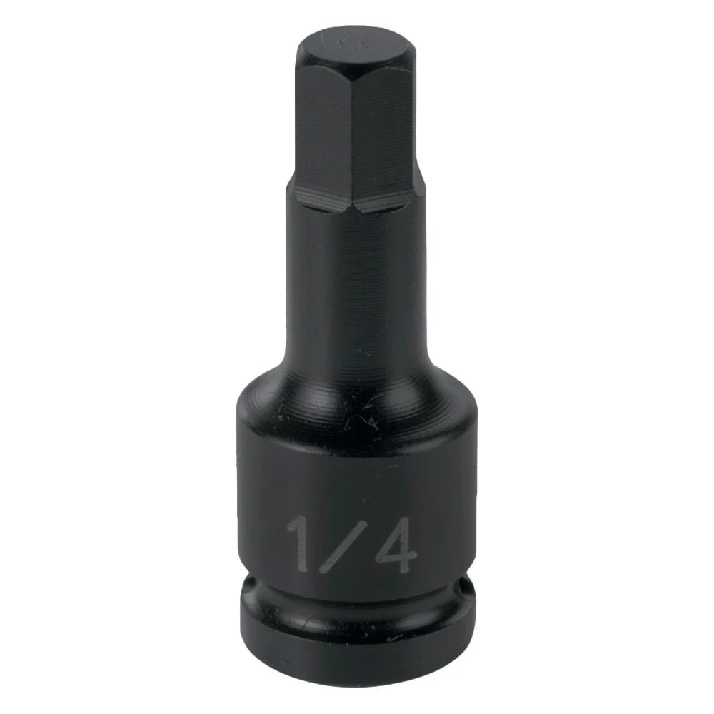 Grey Pneumatic 1/4" Drive 9 Mm Hex Impact Bit Socket (9909M)