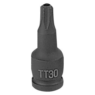 Grey Pneumatic 1/4" Drive T9 Torx (Tr) Impact Bit Socket (909TT)